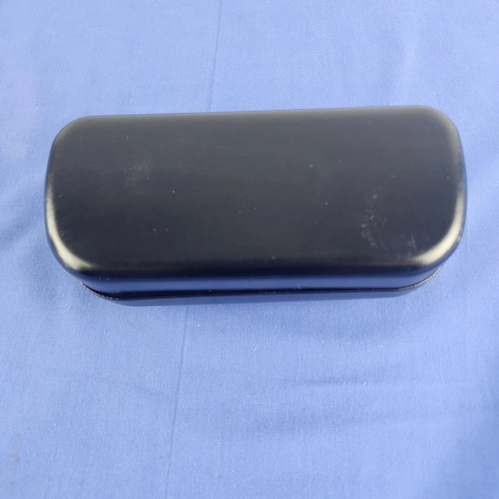 COACH Eyeglasses Sunglasses Hard‎ Case Black USED Fast Free Shipping!